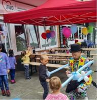 Kinderaktion beim Nachbarschaftsfest