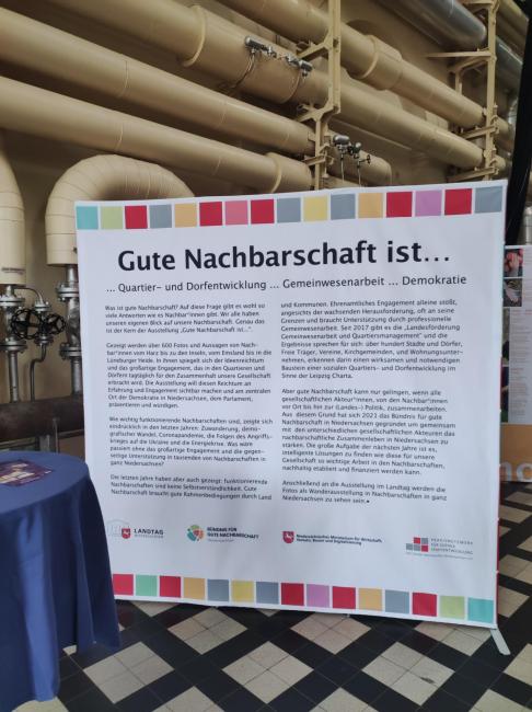 Wanderausstellung mit vielen Praxisbeispielen aus ganz Niedersachsen