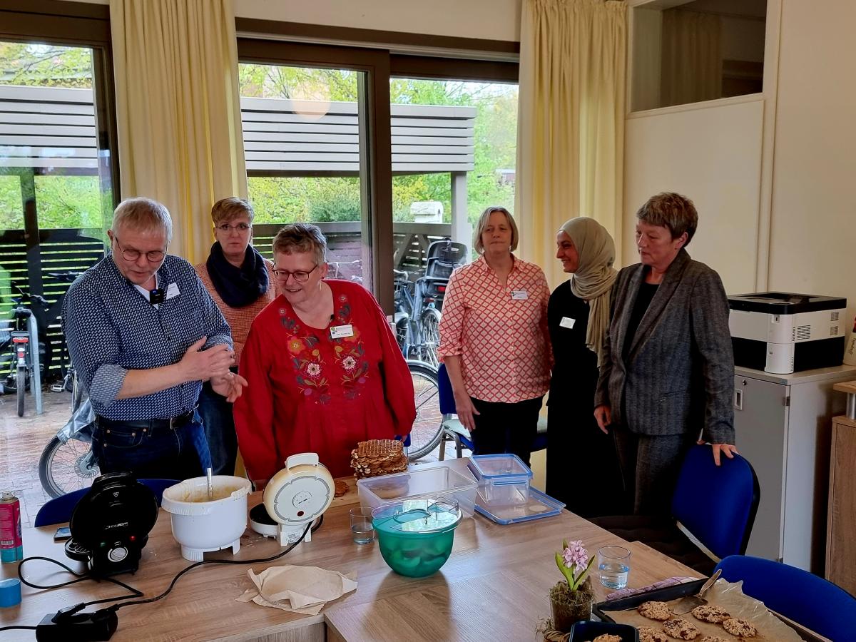 Gemeinsames kochen und backen für unsere Landtagspräsidentin